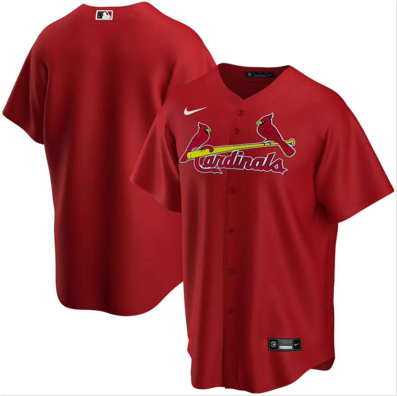Men's St.Louis Cardinals Red Cool Base Stitched Jersey